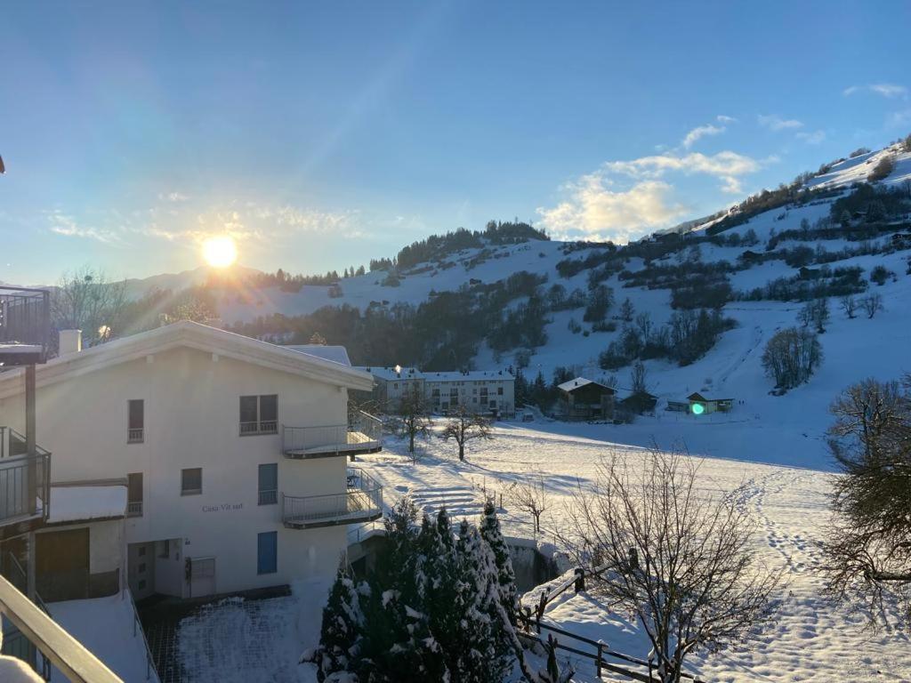 Dachwohnung In Der Mitte Von Laax-Dorf 외부 사진